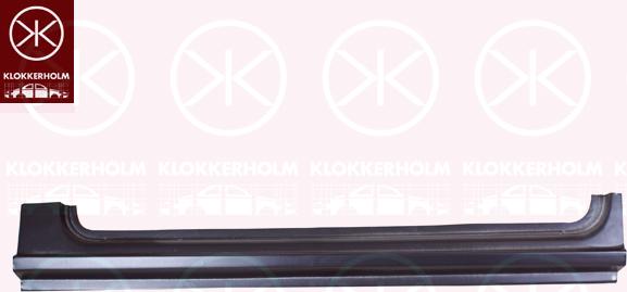Klokkerholm 6089012 - Підніжка, накладка порога autozip.com.ua