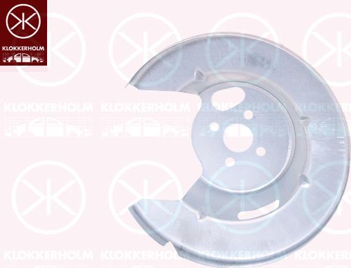 Klokkerholm 6037878 - Відбивач, диск гальмівного механізму autozip.com.ua