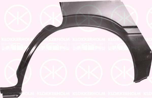 Klokkerholm 6706581 - Боковина autozip.com.ua