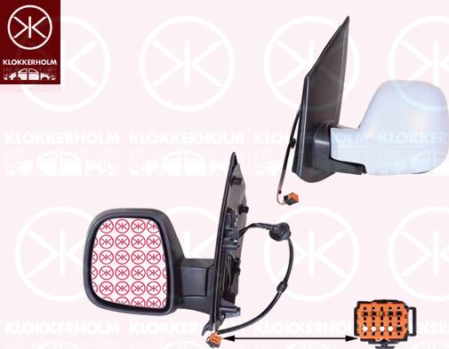 Klokkerholm 05541044 - Зовнішнє дзеркало autozip.com.ua