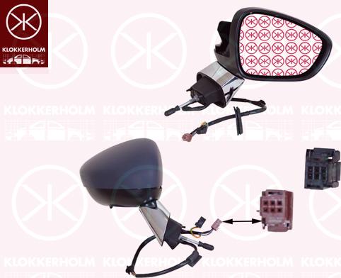 Klokkerholm 05321044 - Зовнішнє дзеркало autozip.com.ua