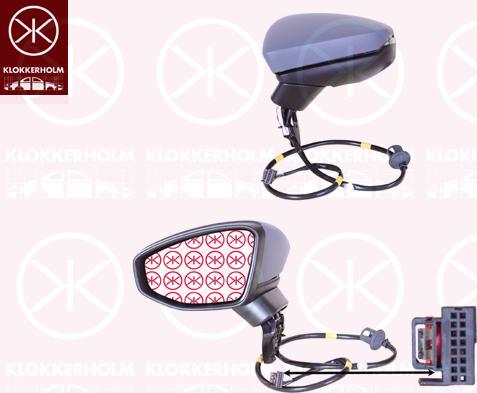 Klokkerholm 00491043 - Зовнішнє дзеркало autozip.com.ua
