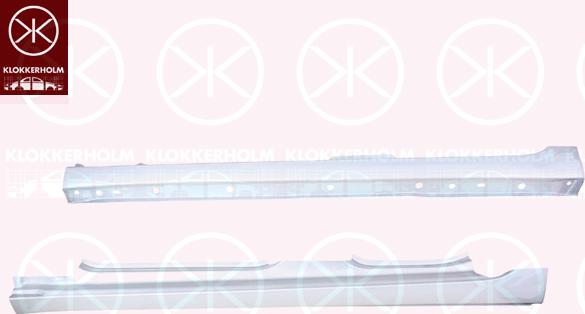 Klokkerholm 0031011 - Підніжка, накладка порога autozip.com.ua