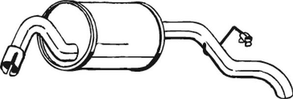 Klokkerholm 154-935 - Глушник вихлопних газів кінцевий autozip.com.ua