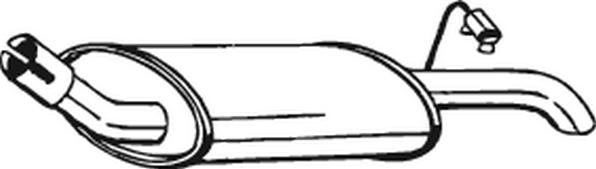Klokkerholm 154-799 - Глушник вихлопних газів кінцевий autozip.com.ua