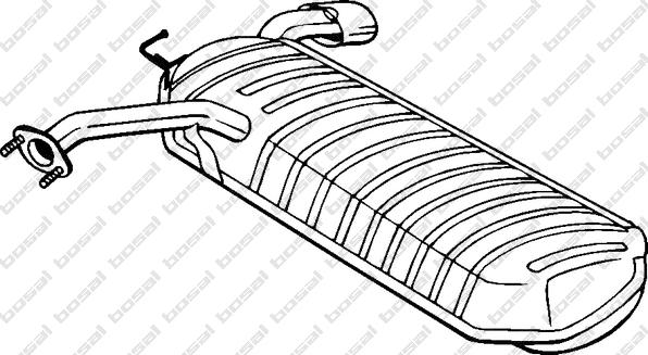 Klokkerholm 169-039 - Глушник вихлопних газів кінцевий autozip.com.ua