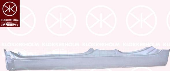 Klokkerholm 1609011 - Підніжка, накладка порога autozip.com.ua
