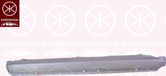 Klokkerholm 1132011 - Підніжка, накладка порога autozip.com.ua