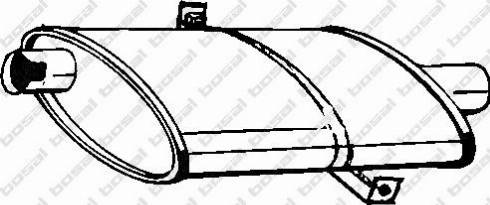 Klokkerholm 130-203 - Середній глушник вихлопних газів autozip.com.ua