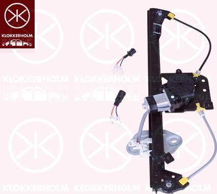 Klokkerholm 13071804 - Підйомний пристрій для вікон autozip.com.ua