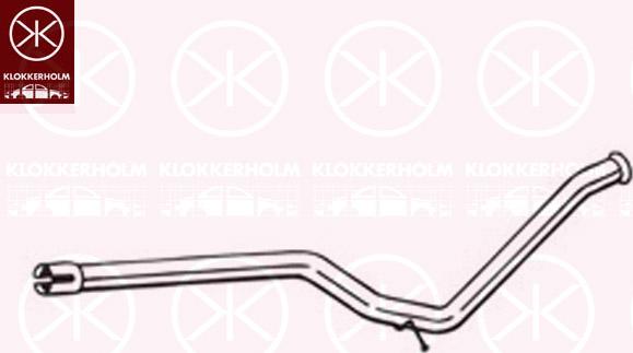 Klokkerholm 850-961 - Труба вихлопного газу autozip.com.ua