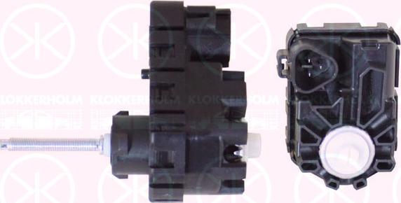 Klokkerholm 81610060 - Регулювальний елемент, регулювання кута нахилу фар autozip.com.ua