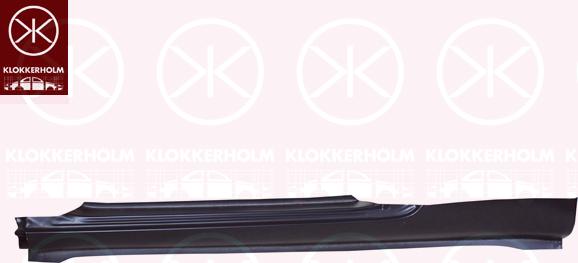 Klokkerholm 8109001 - Підніжка, накладка порога autozip.com.ua