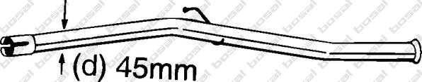 Klokkerholm 889-165 - Ремонтна трубка, каталізатор autozip.com.ua
