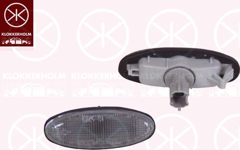 Klokkerholm 34700570 - Бічний ліхтар, покажчик повороту autozip.com.ua
