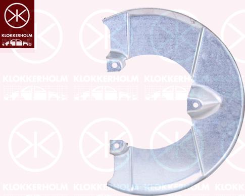 Klokkerholm 3080370 - Відбивач, диск гальмівного механізму autozip.com.ua