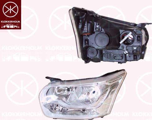 Klokkerholm 25120146 - Основна фара autozip.com.ua
