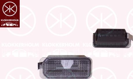 Klokkerholm 25830850 - Ліхтар освітлення номерного знака autozip.com.ua