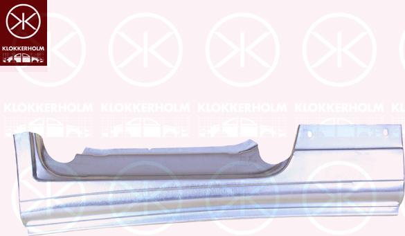 Klokkerholm 2097042 - Підніжка, накладка порога autozip.com.ua