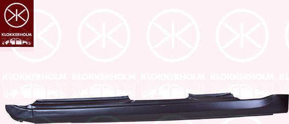 Klokkerholm 2027012 - Підніжка, накладка порога autozip.com.ua