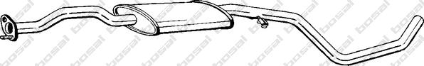 Klokkerholm 285-619 - Середній глушник вихлопних газів autozip.com.ua