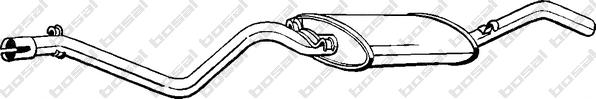 Klokkerholm 285-307 - Глушник вихлопних газів кінцевий autozip.com.ua