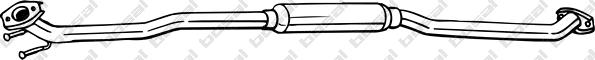 Klokkerholm 286-495 - Середній глушник вихлопних газів autozip.com.ua