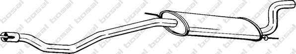 Klokkerholm 283-595 - Глушник вихлопних газів кінцевий autozip.com.ua