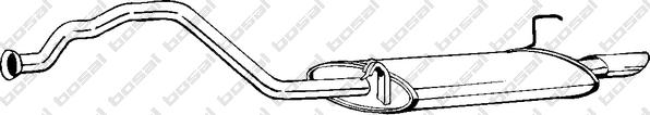 Klokkerholm 283-017 - Глушник вихлопних газів кінцевий autozip.com.ua