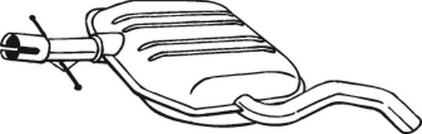 Klokkerholm 233-689 - Середній глушник вихлопних газів autozip.com.ua