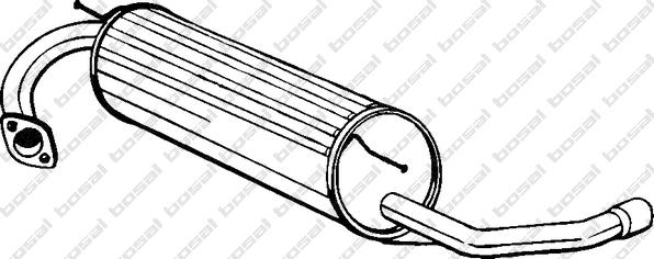 Klokkerholm 228-003 - Глушник вихлопних газів кінцевий autozip.com.ua