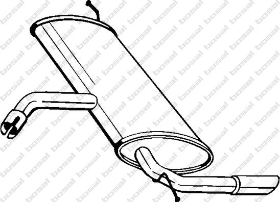 Klokkerholm 227-039 - Глушник вихлопних газів кінцевий autozip.com.ua