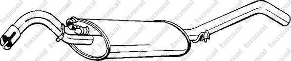 Klokkerholm 279-411 - Глушник вихлопних газів кінцевий autozip.com.ua