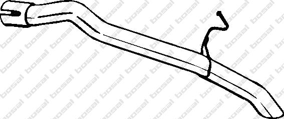Klokkerholm 840-001 - Труба вихлопного газу autozip.com.ua