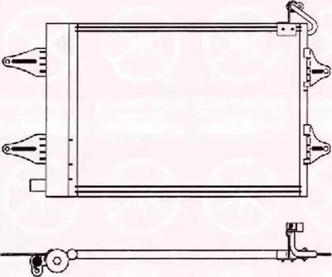 Klokkerholm 7514305007 - Конденсатор, кондиціонер autozip.com.ua