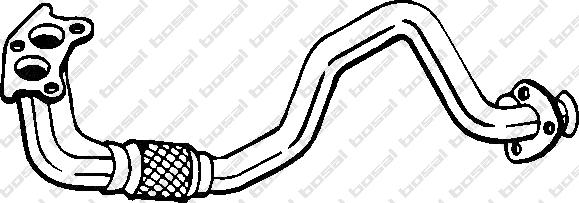 Klokkerholm 753-113 - Труба вихлопного газу autozip.com.ua