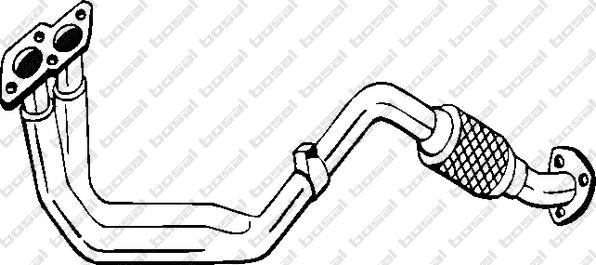 Klokkerholm 753-171 - Труба вихлопного газу autozip.com.ua