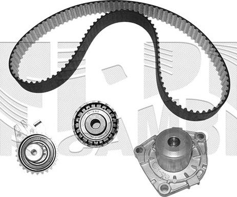 KM International WKFI516 - Водяний насос + комплект зубчатого ременя autozip.com.ua