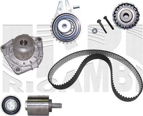 KM International WKFI634 - Водяний насос + комплект зубчатого ременя autozip.com.ua