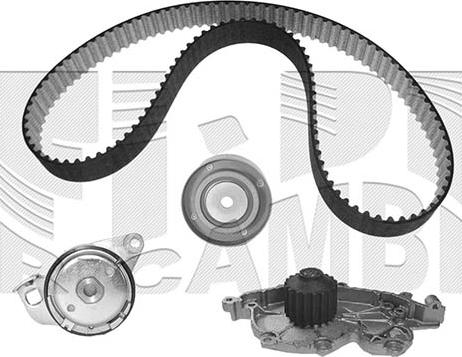 KM International WKFI087 - Водяний насос + комплект зубчатого ременя autozip.com.ua