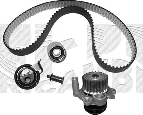 KM International WKFI389B - Водяний насос + комплект зубчатого ременя autozip.com.ua