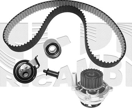 KM International WKFI389 - Водяний насос + комплект зубчатого ременя autozip.com.ua