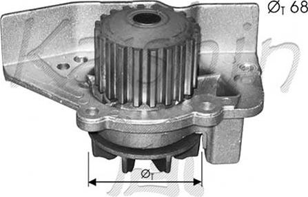 KM International WPK350 - Водяний насос autozip.com.ua