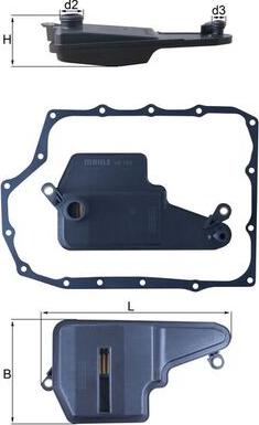 KNECHT HX 193D - Гідрофільтри, автоматична коробка передач autozip.com.ua
