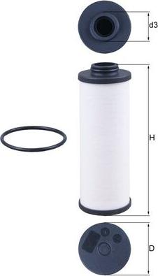 KNECHT HX 186D - Гідрофільтри, автоматична коробка передач autozip.com.ua