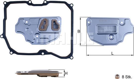 KNECHT HX 256D - Гідрофільтри, автоматична коробка передач autozip.com.ua