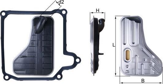 KNECHT HX 264D - Гідрофільтри, автоматична коробка передач autozip.com.ua