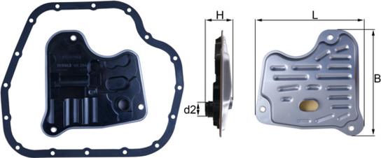 KNECHT HX 284D - Гідрофільтри, автоматична коробка передач autozip.com.ua