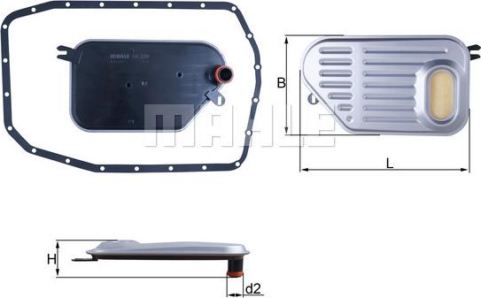 KNECHT HX 239D - Гідрофільтри, автоматична коробка передач autozip.com.ua