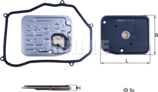 KNECHT HX 272D - Гідрофільтри, автоматична коробка передач autozip.com.ua